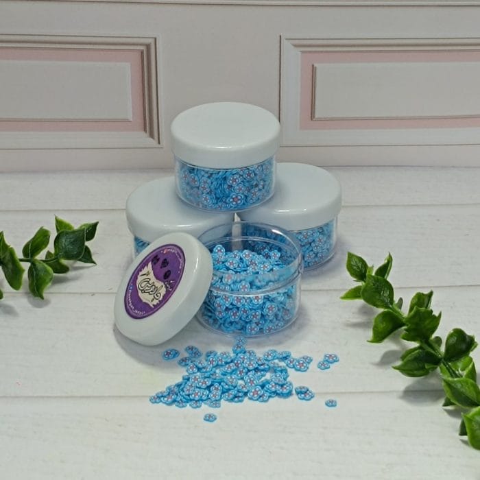 فیمو طرح گل آبی30 گرمی