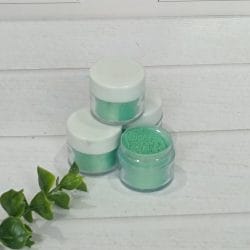 رنگ پودری صدفی سبز کم رنگ 14 گرمی شاین