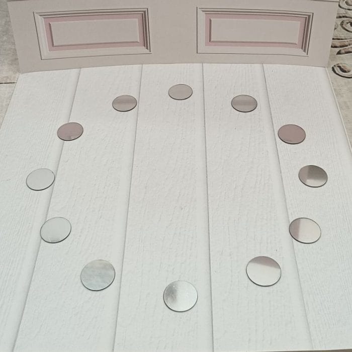 نشانگر دایره 3 سانت پشت چسب دار نقره ای کد N5