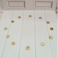 نشانگر دایره 3 سانت پشت چسب دار طلایی کد N2