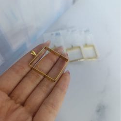 فریم گردنبند مربع بدون کفه کدA18